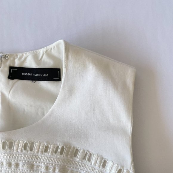 Robert Rodriguez Kuba Mesh Embroidered Dress, size XS - Picture 8 of 15